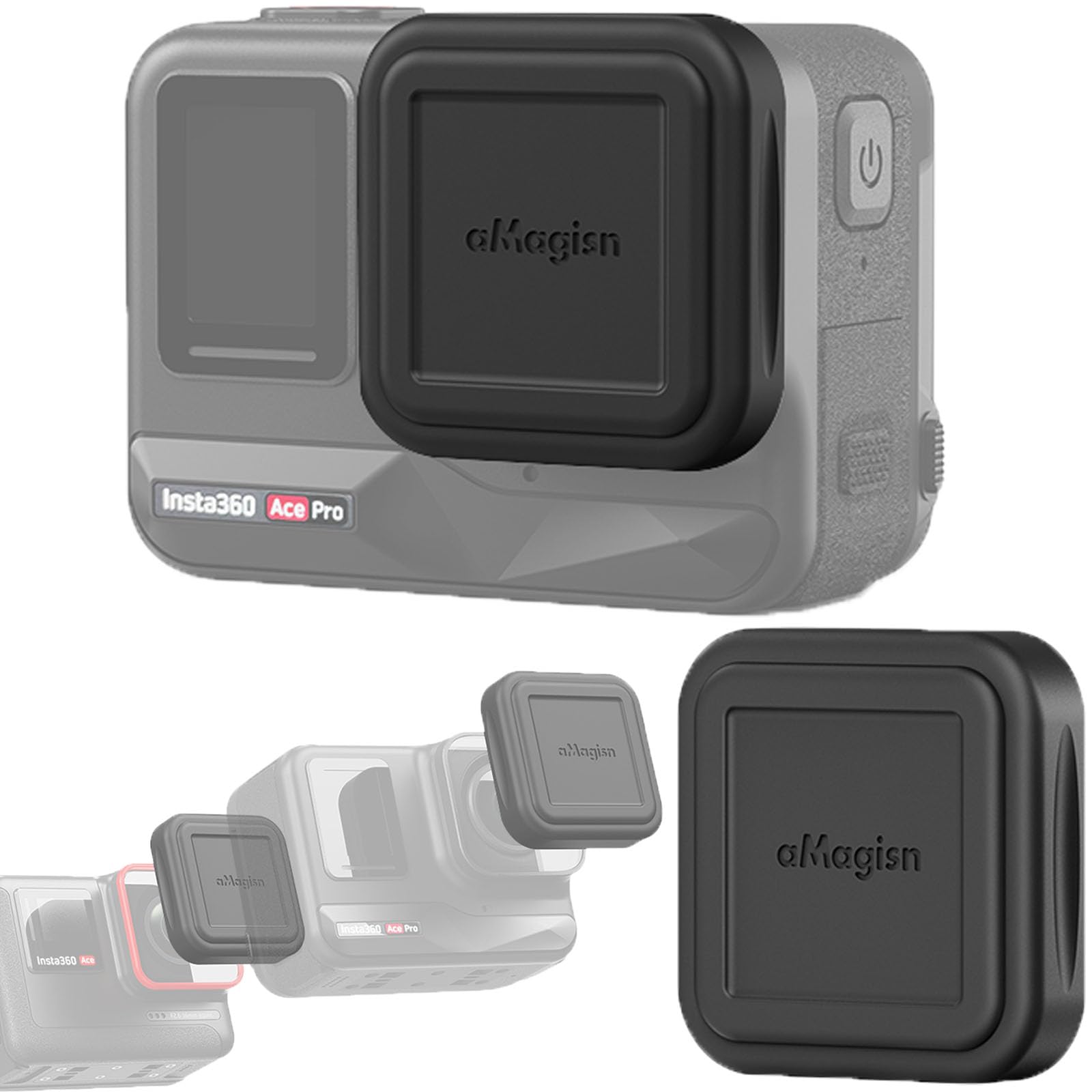 Estuche Transporte Accesorios Funda Rígida Para Insta360 Ace/Ace Pro - Compacta, Con Hebilla | Protege Cámara Y Accesorios Insta 360