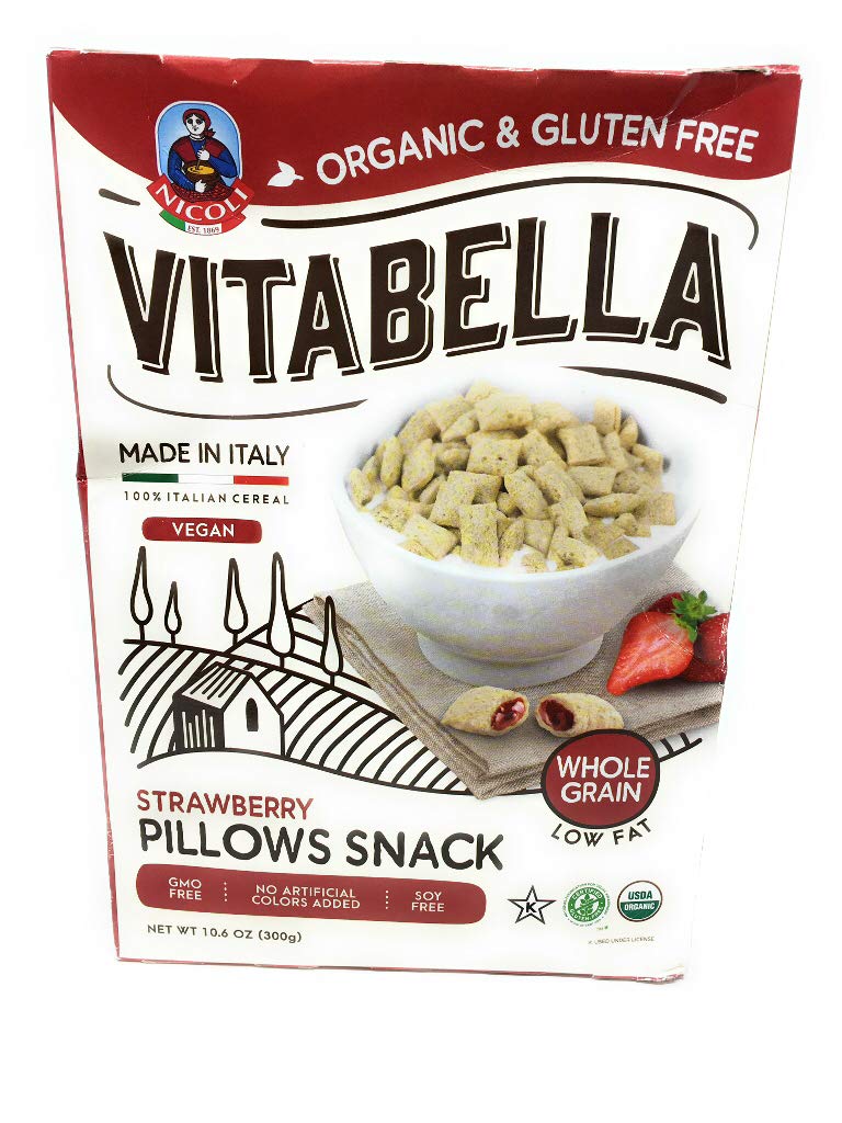 Vitabella Cereal Strawberry Pillows, 10.6 oz