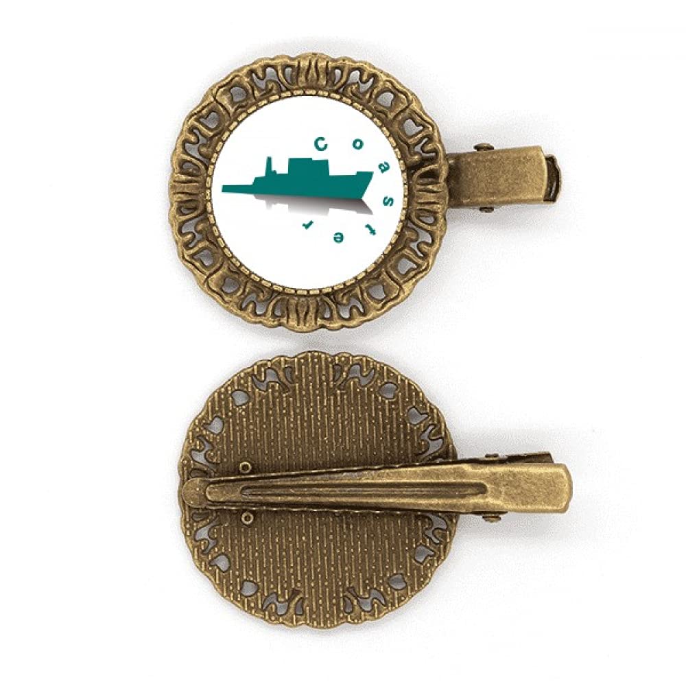 Offshore Trade Cargo Ship Ocean Hairpin Headdress Brooch Hair Clip Barrette