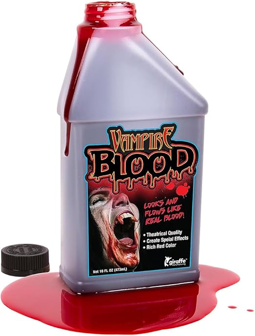 Kangaroo Fake Blood for Halloween, Special Effects Makeup, True Blood Color, 15.95 oz, Package May Vary