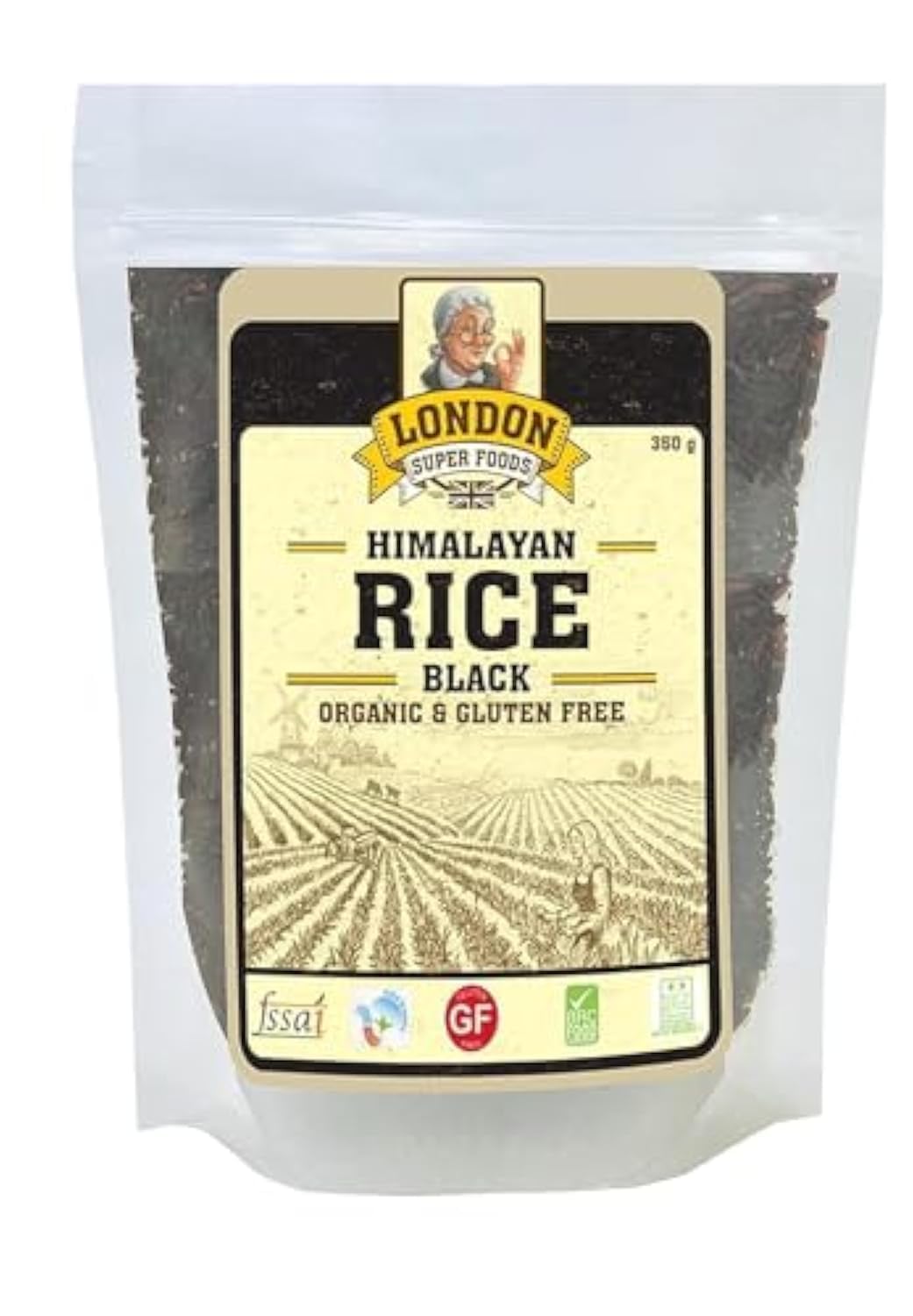 LONDON SUPER FOODS HIMALAYAN ORG BLACK RICE 350GM