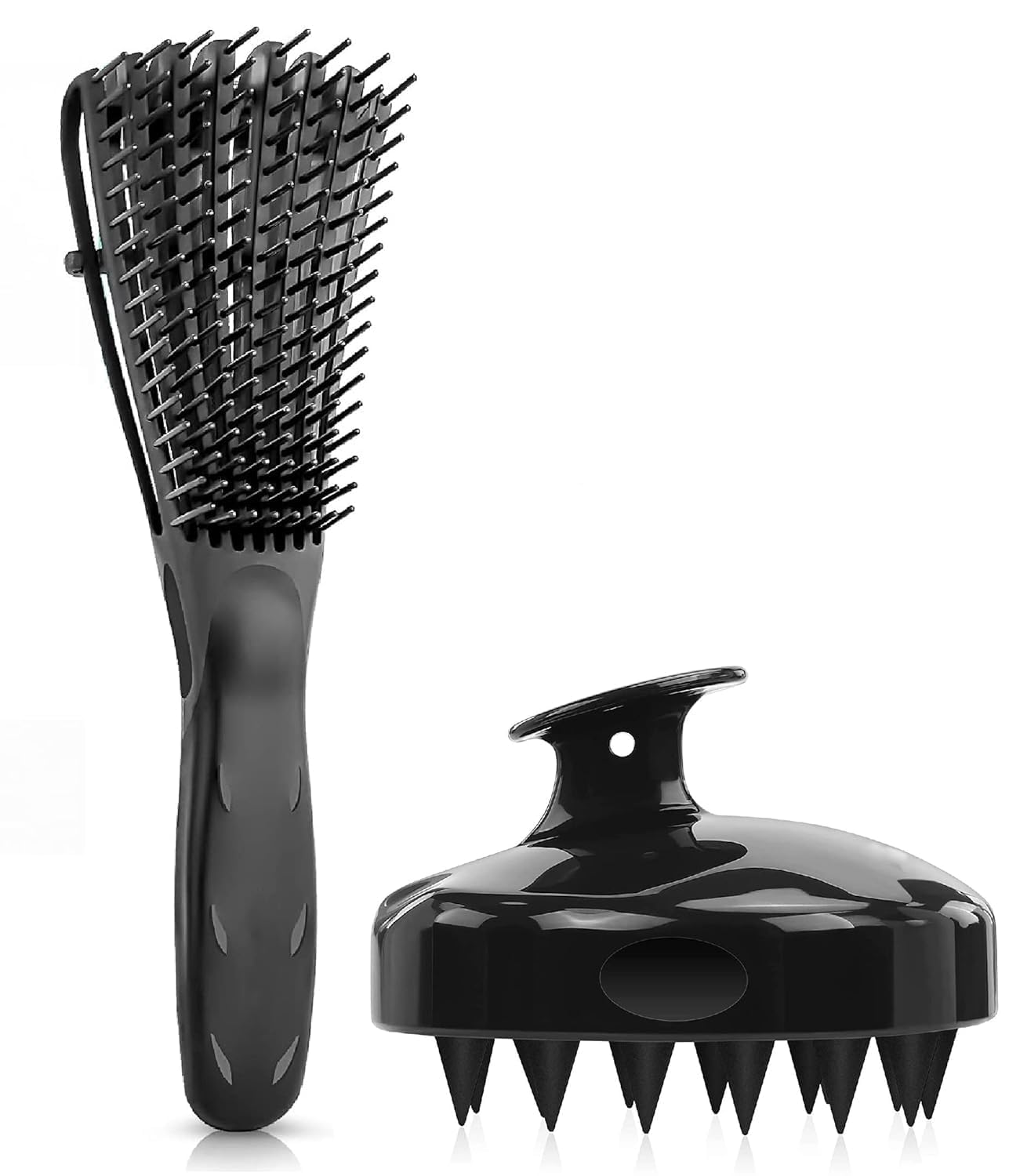 Faigy Detangler Hair Brush – Wet or Dry Hair Detangling Brush and Comb For Curly, Wavy, Coily Hair, Detangle Easily or Long Straight Hair (Detangle Hair Brush + Shampoo Brush) (B0BDWFX245) Amazon Price History, Amazon Price Tracker