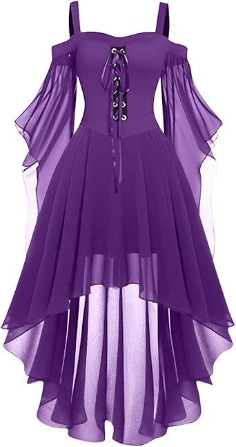 OIOLOYJM Witch Costume Women Sexy Plus Size Renaissance Vampire Gothic Halloween Costumes Woman 2025 Clothes Dresses