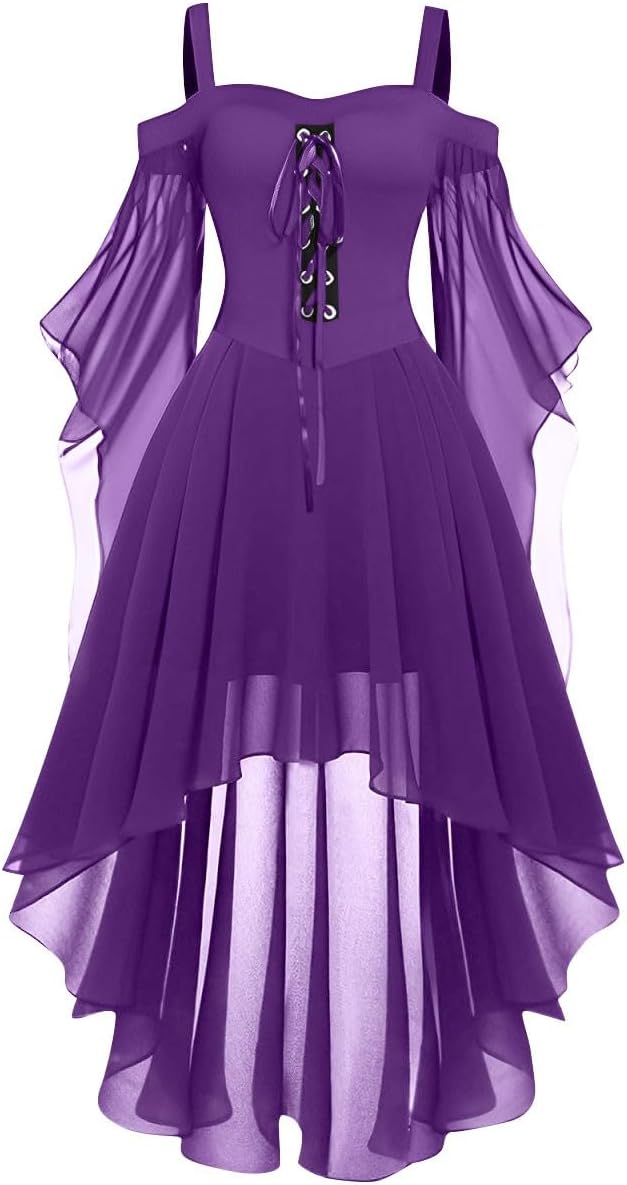 OIOLOYJM Witch Costume Women Sexy Plus Size Renaissance Vampire Gothic Halloween Costumes Woman 2025 Clothes Dresses
