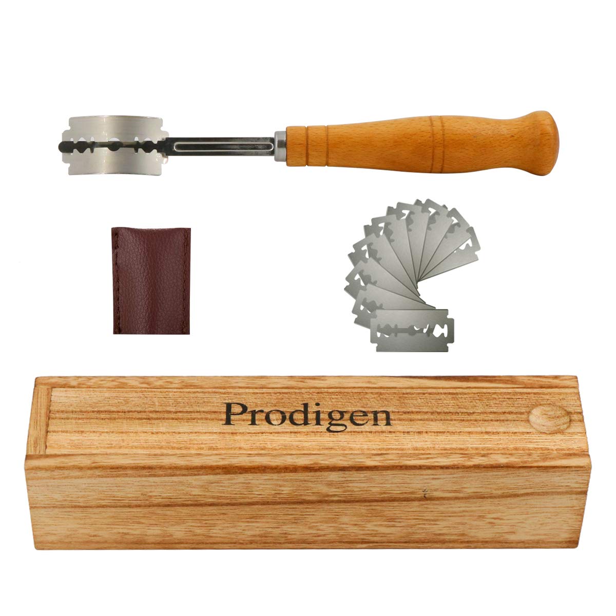 Prodigen Bread Bakers Lame Slashing Tool - Dough Making Slasher Tools Baking Sourdough Bread Scoring Knife Razor Cutter Slashing Tool Accessories for Cutting Bread - Great As A Gift