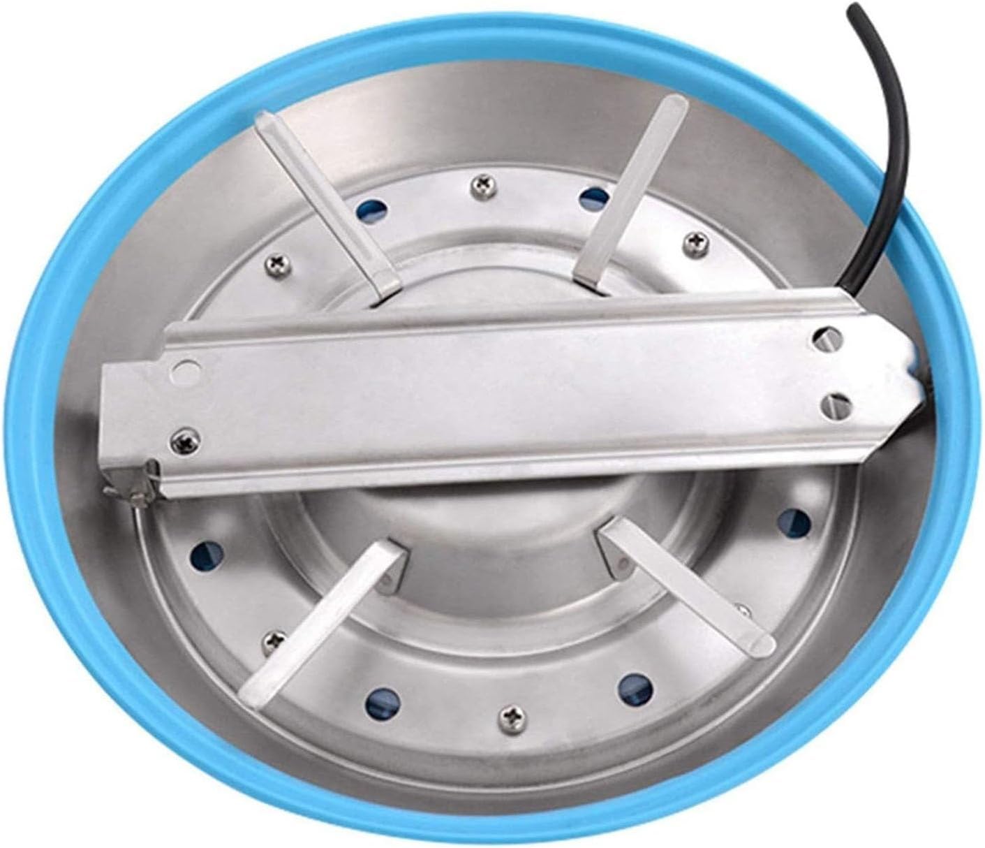 Submersible LED Fountain Lamp - RGB Multicolor Underwater Pond Lights, IP68 Waterproof AC 12V Pool Spotlight, for Hotels, Patio, Villa Lighting,Warm 9W