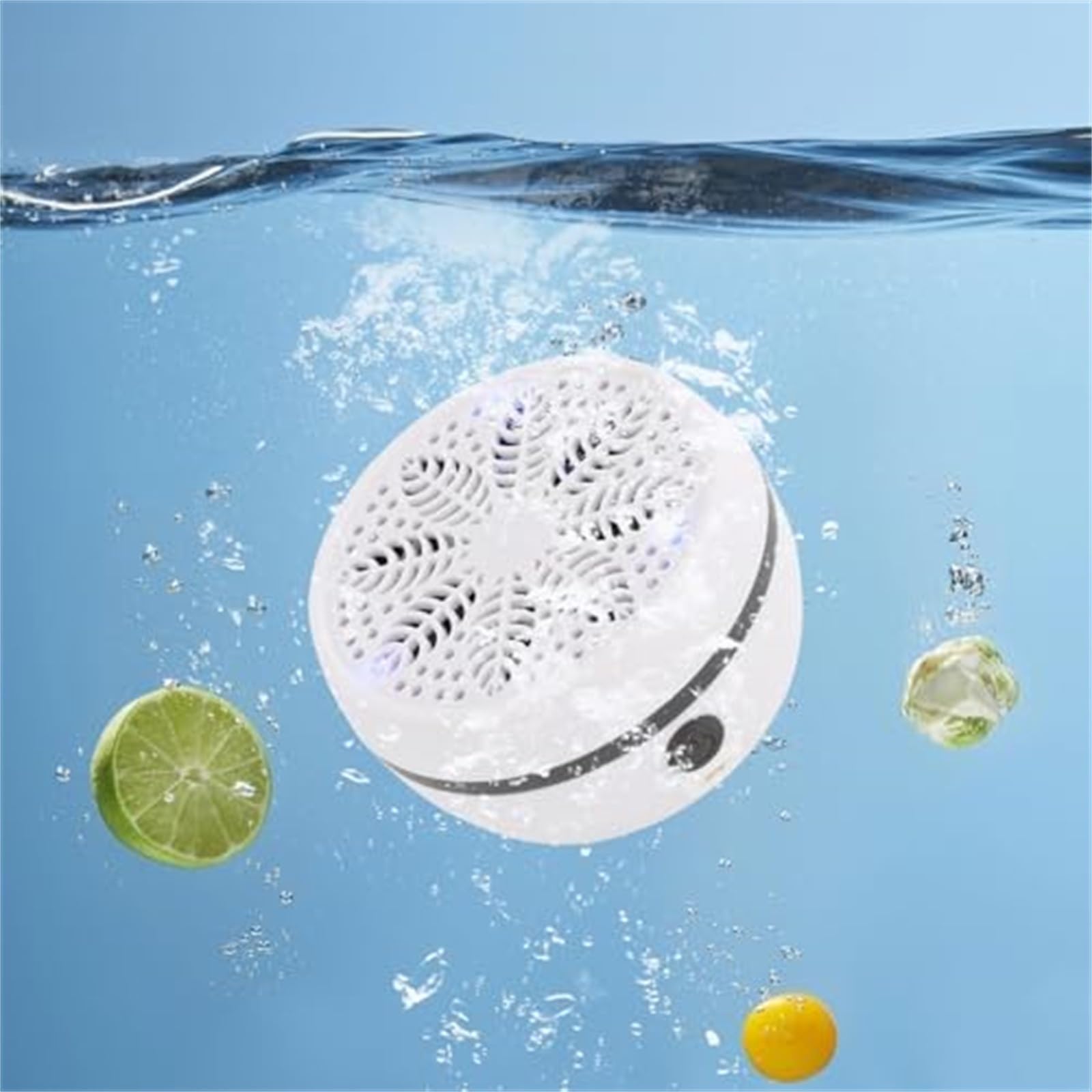 Automatic Fruit Cleaner, Fruit & Vegetable Washers, Rechargeable Fruit Washing Machine, Waterproof Fruit and Veg Cleaner, Food Purifier Durable | Kitchen Tool, for Grains Meat Seafood (White) - 4