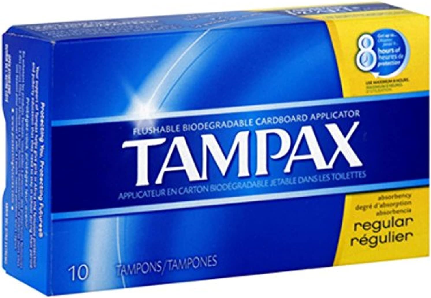 Tampax Tampons with Flushable Cardboard Applicator (10 ct) Buy Online