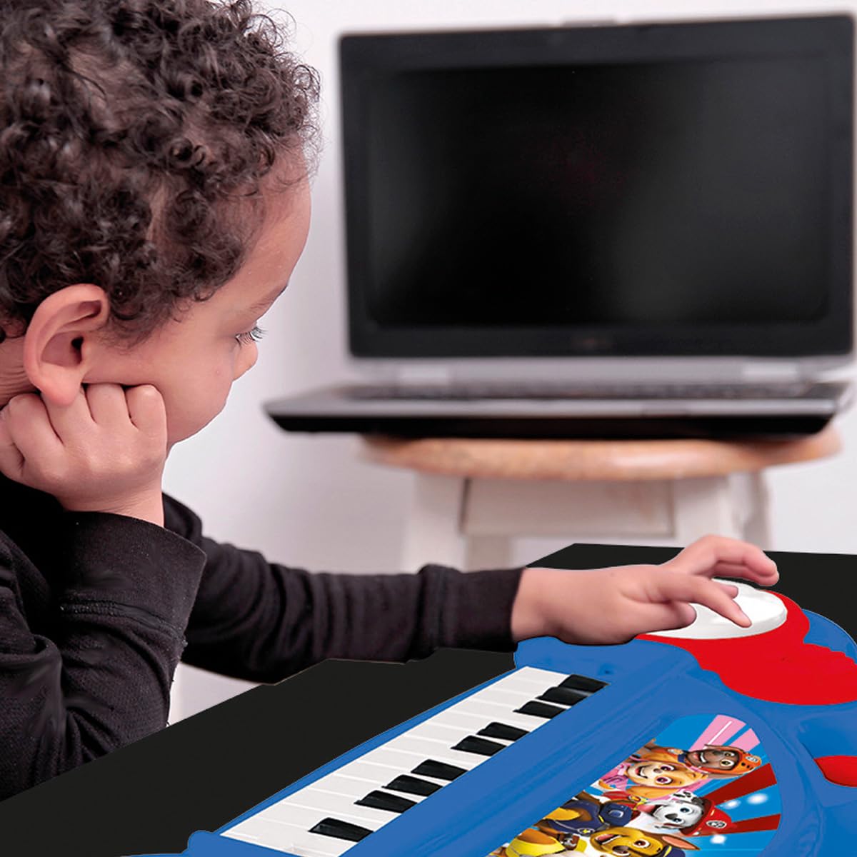 LEXIBOOK Paw Patrol Electronic piano for children with light effects microphone, drums, built-in speaker, demo tunes - Image 3
