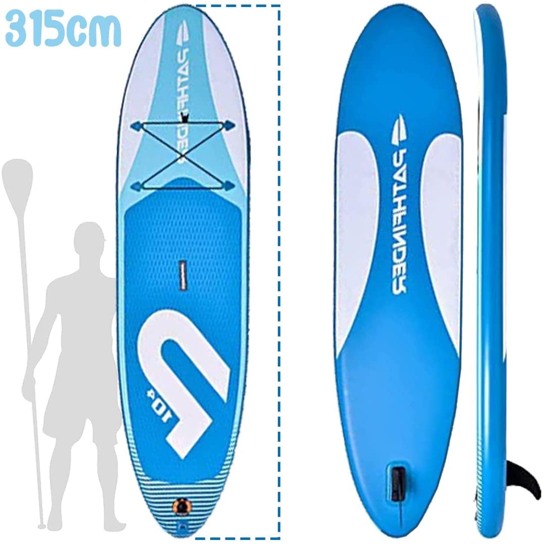 Tabla de Paddle Surf Hinchable 315x76x15 cm, Ultraligera (9 kg) Stand Up Paddle Board Accesorios completos