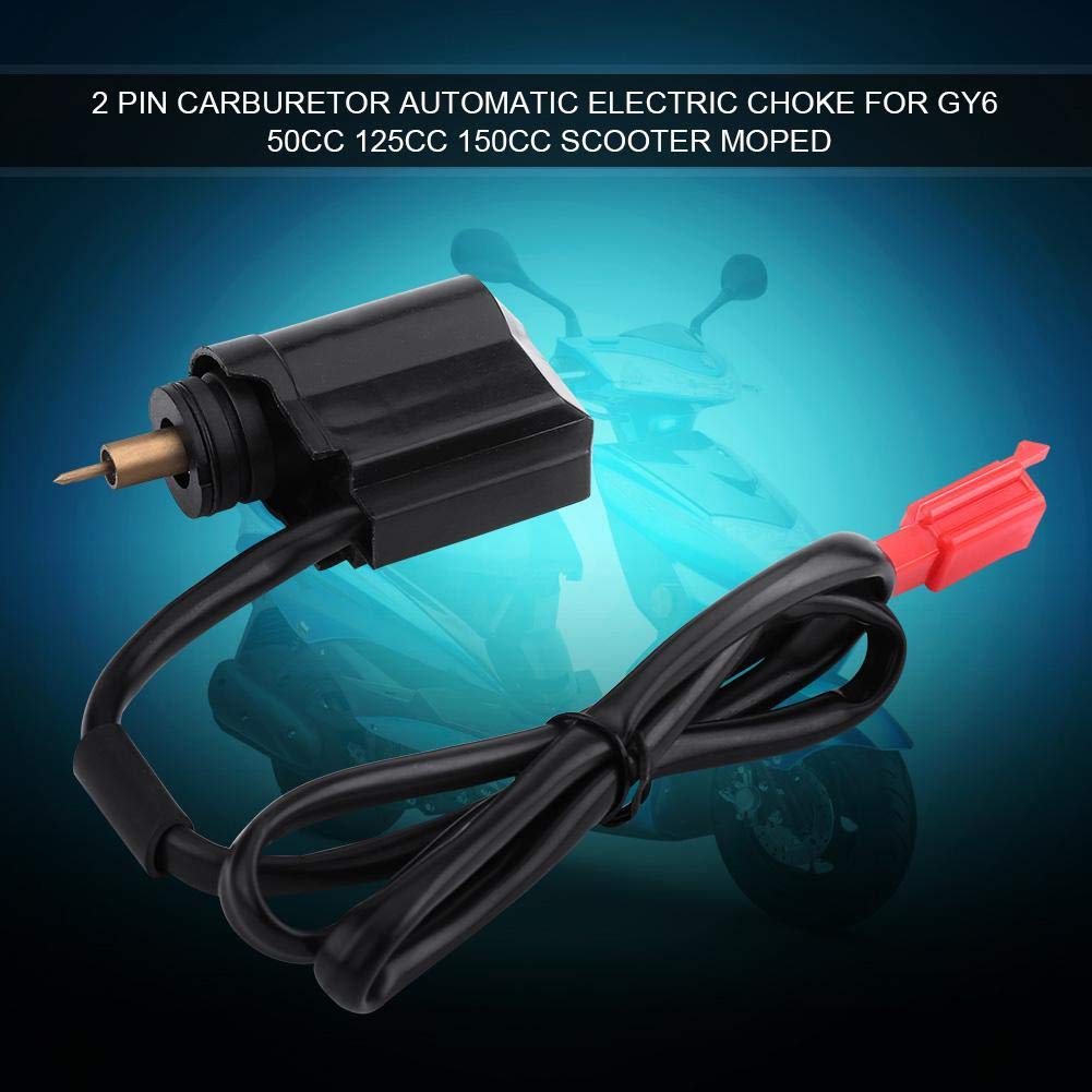 Carburatore elettrico automatico a 2 pin Choke elettrico automatico per GY6 scooter motorino