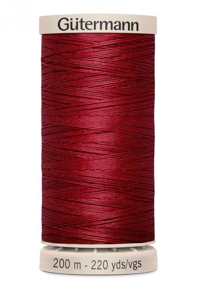 Hilo de costura encerado Gutermann 200m rojo miniatura 1
