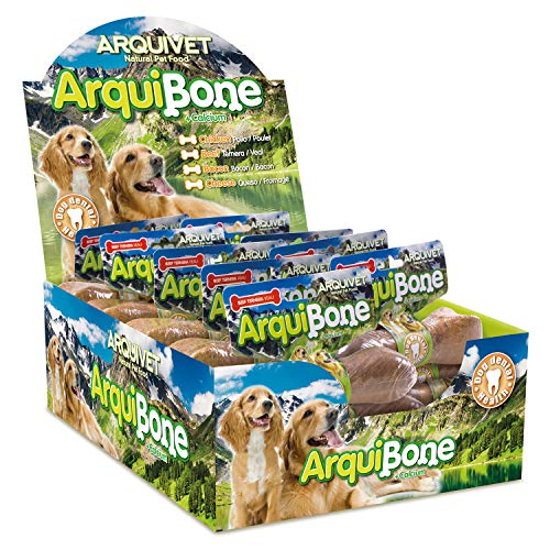 Arquivet Arquibone Rind 12,5 cm - 95 g - Großer Hundeknochen - natürlicher Snack für Hunde - Kauknochen - Ergänzungsfutter für Hunde