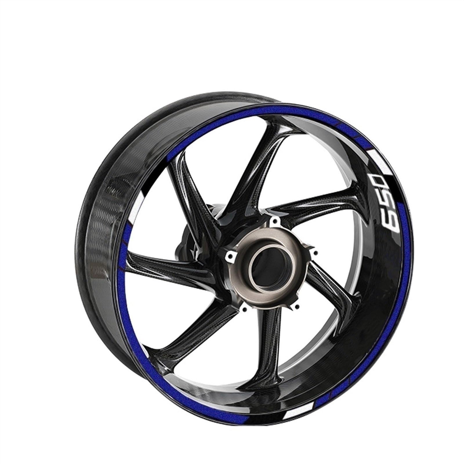 Motorcycle Wheel Stickers Reflective Decals Rims for Kawasaki for Versys 650(Color13)