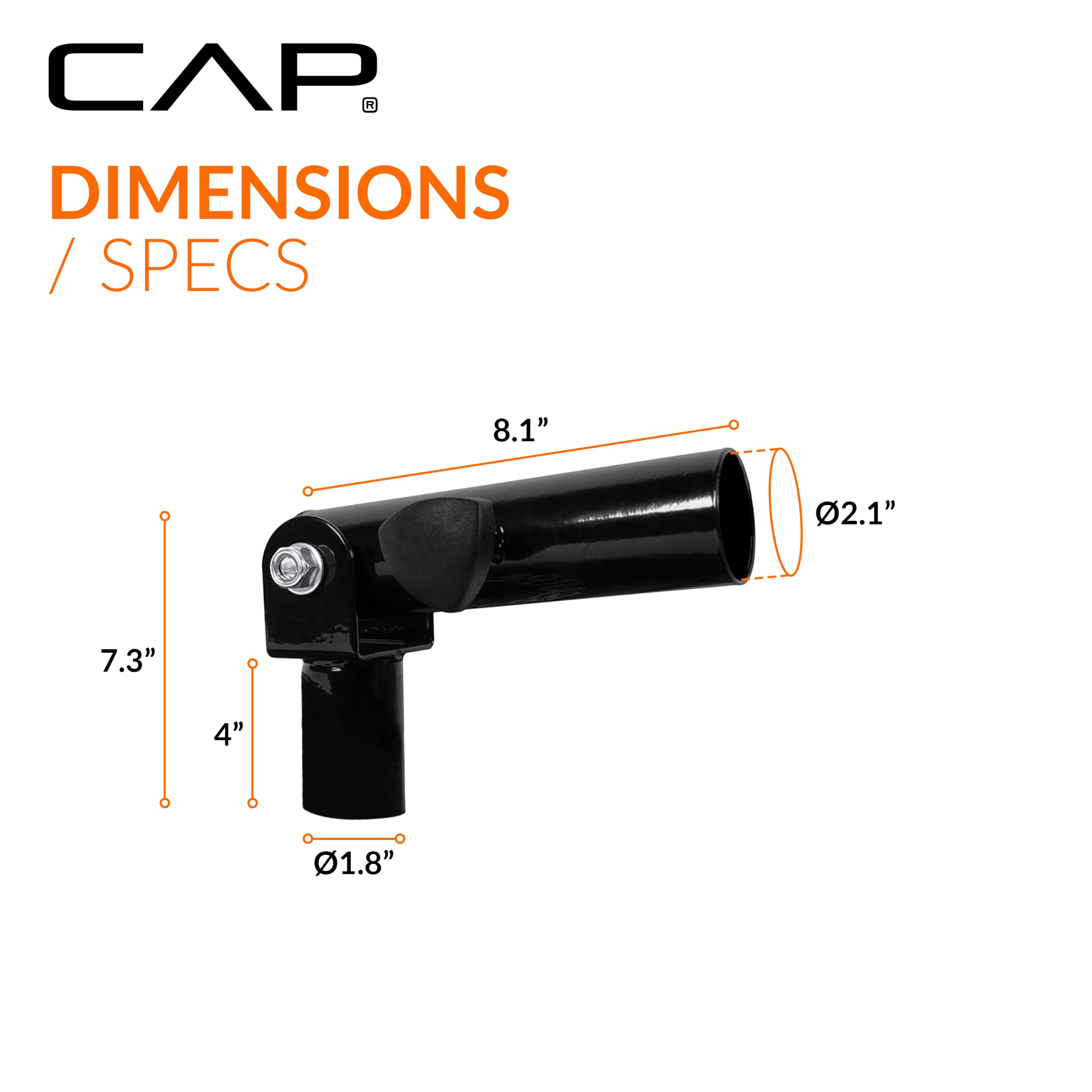 Amazon.co.jp: CAP バーベルプレート ポストインサート ランドマイン