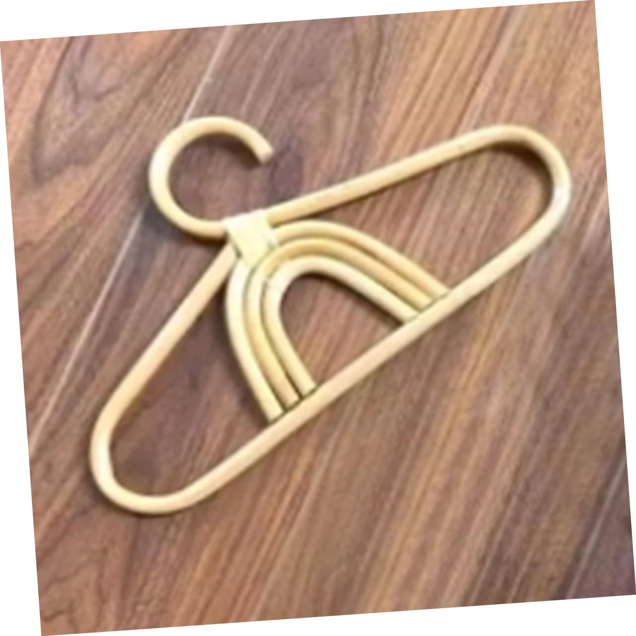 OFFSCH Unique Rattan Boys and Girls Hanger Set Decorative Hangers for Baby's Clothes Boys and Girls Room Decor