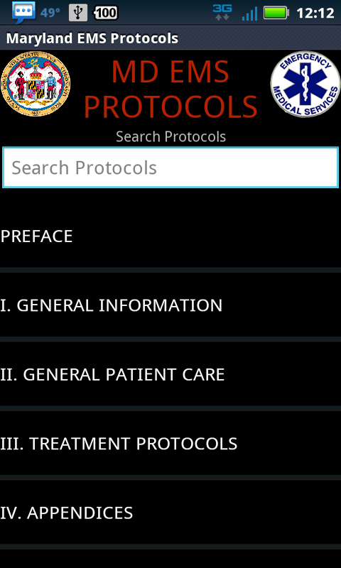 MD EMS Protocols - App on the Amazon Appstore