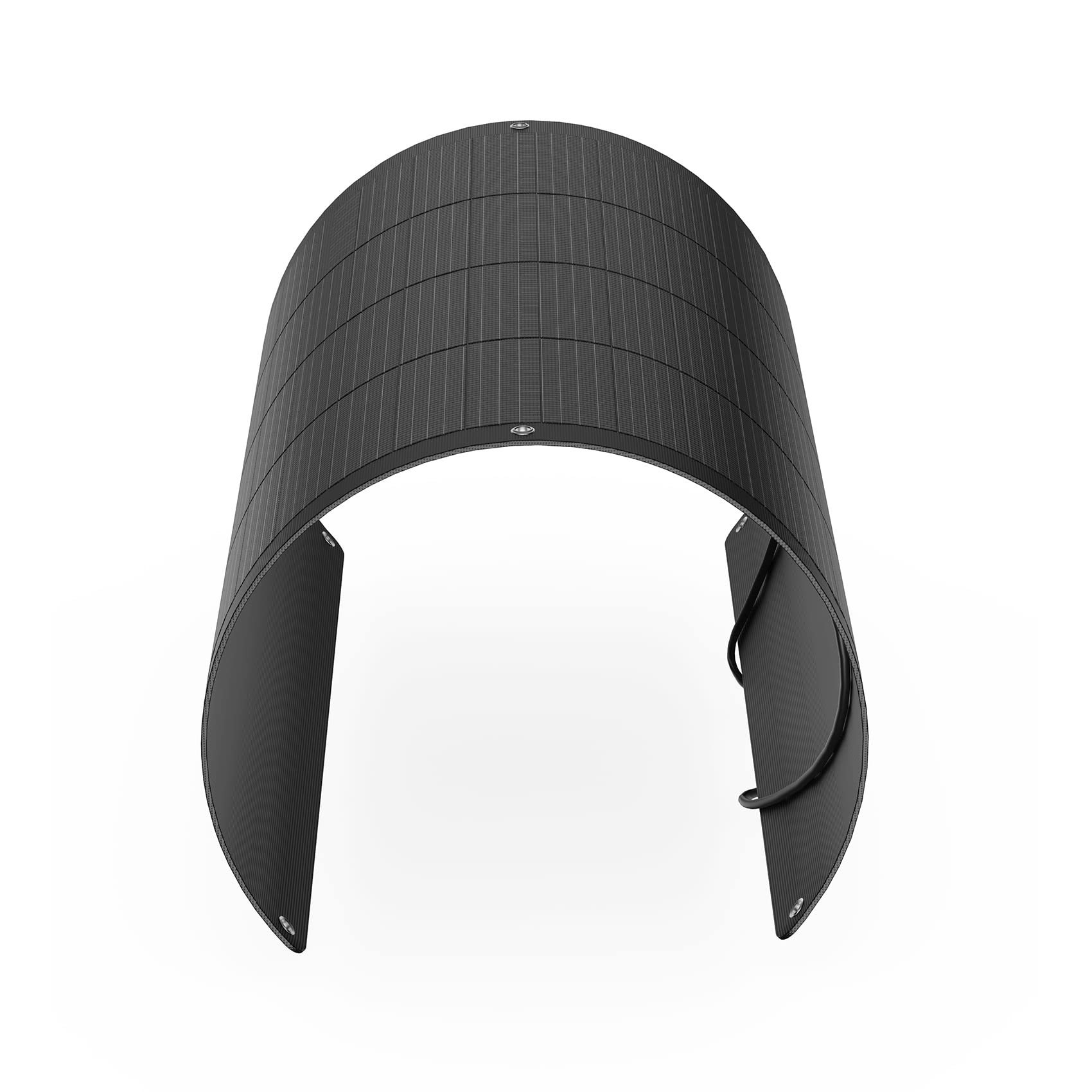 Alrska 200 Watt Flexible Solar Panel, 12 Volt Monocrystalline Semi-Flexible Solar Panels Bendable Mono Off-Grid Charger for Marine, RV, Cabin, Van, Car and Uneven Surfaces