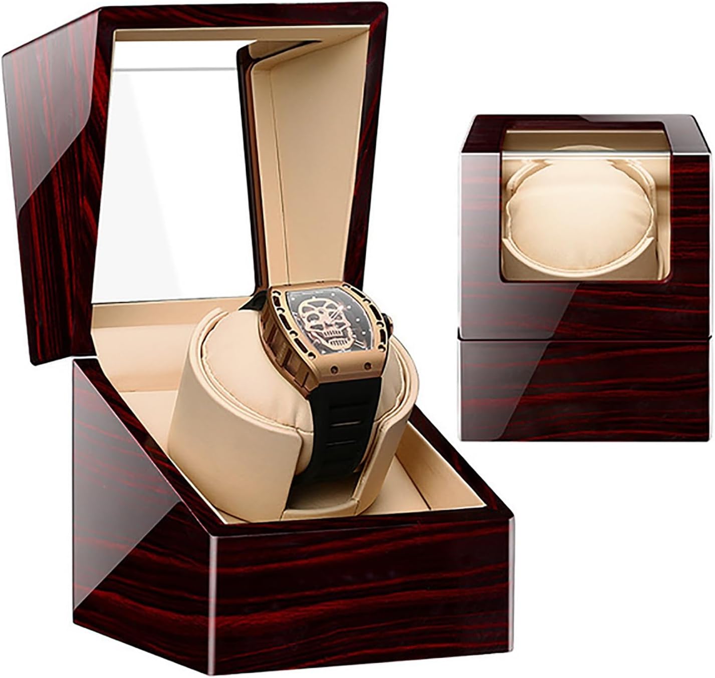 シングル自動巻き時計ワインダー 注文 腕時計1本用 自動巻き機械式時計