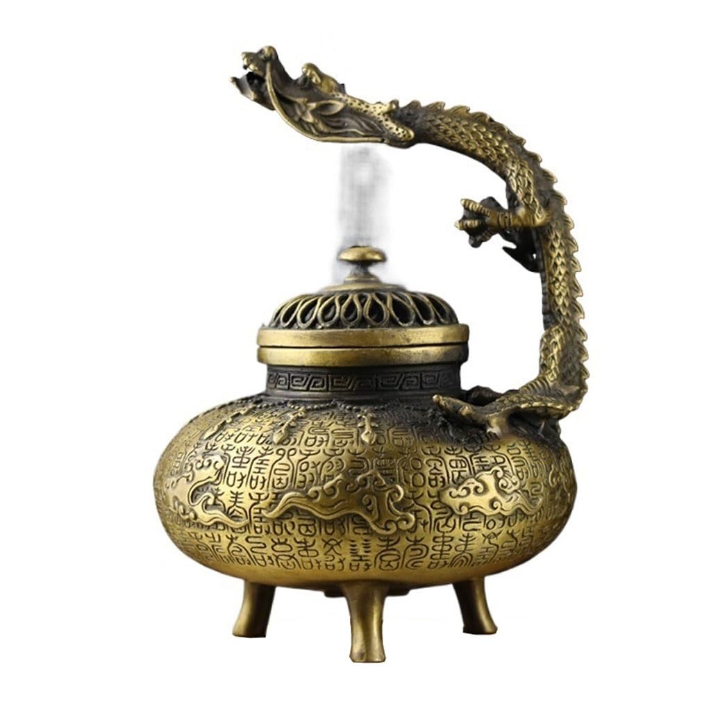 真鍮製ドラゴン香炉 Amazon.co.jp: 香炉 真鍮香炉 コイル お香 クラフトオーナメント 禅