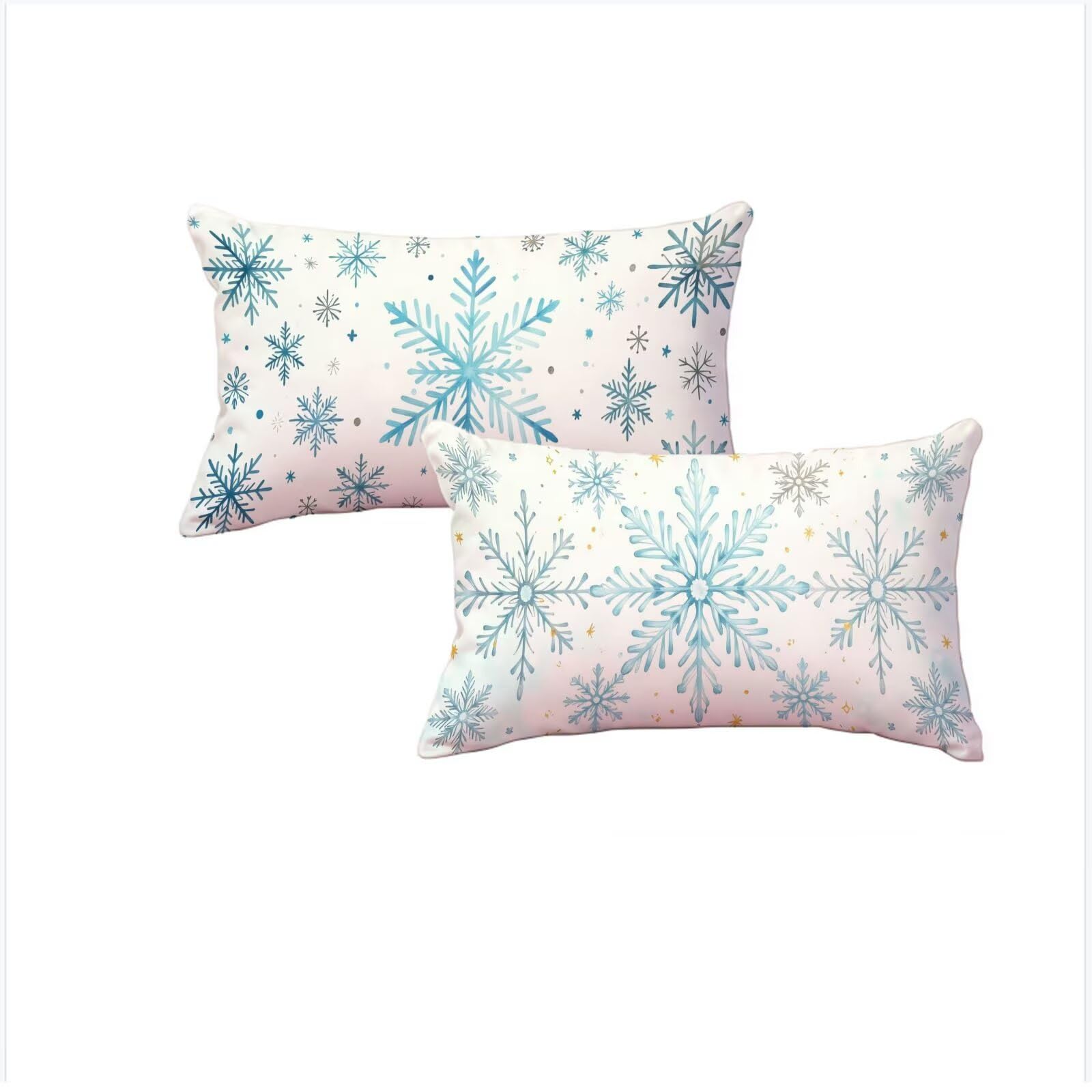 Housse coussin 40x80cm anti tache et imperméable pour salon Noël