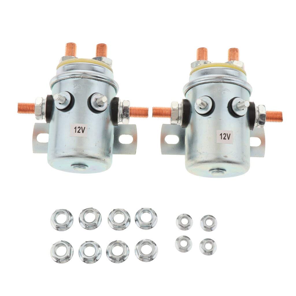 Buy 2X Solenoid Relay Switch 6Terminal For Winch Golf Cart Continuous