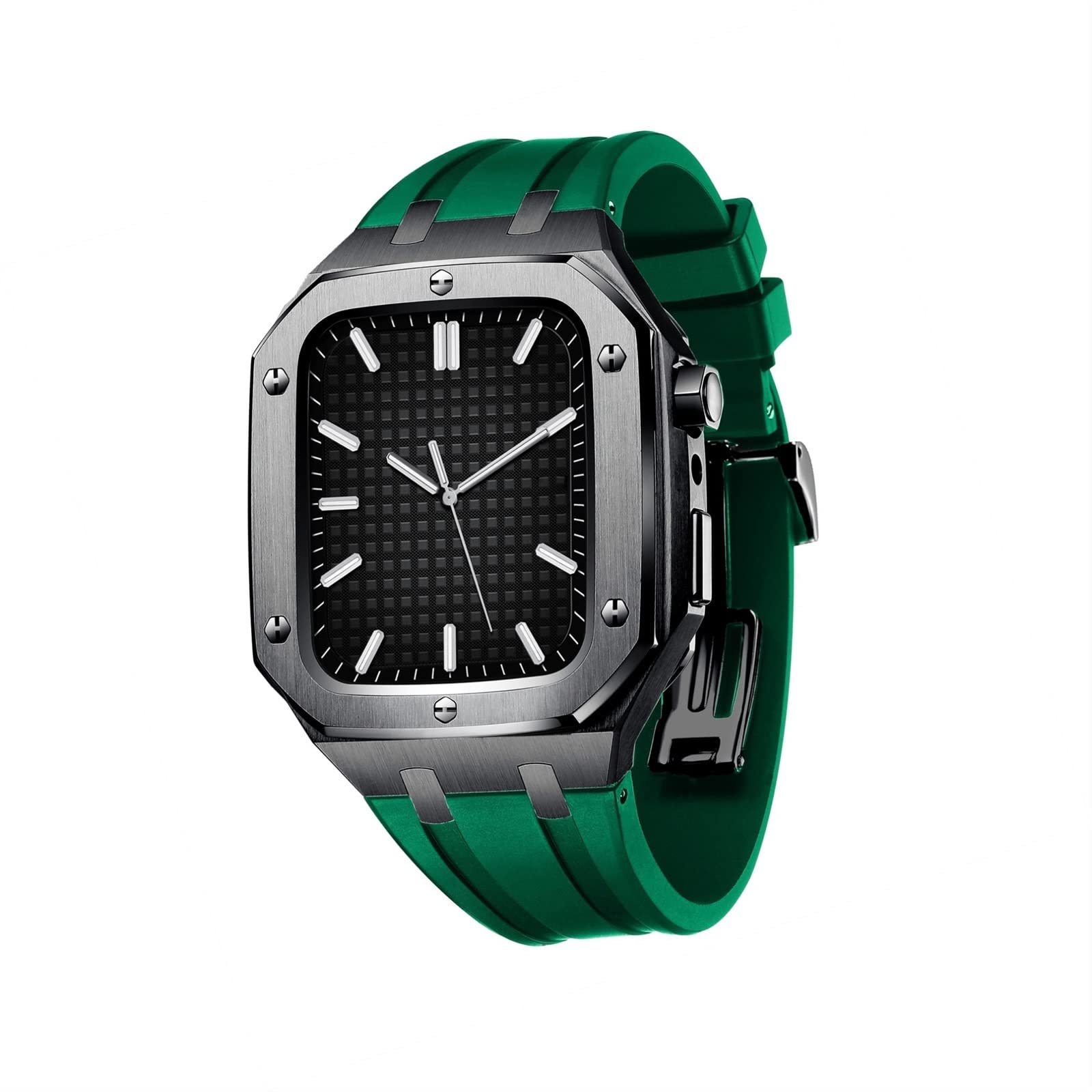 Étui en métal pour Apple Watch anti-rayure coque homme robuste 45mm