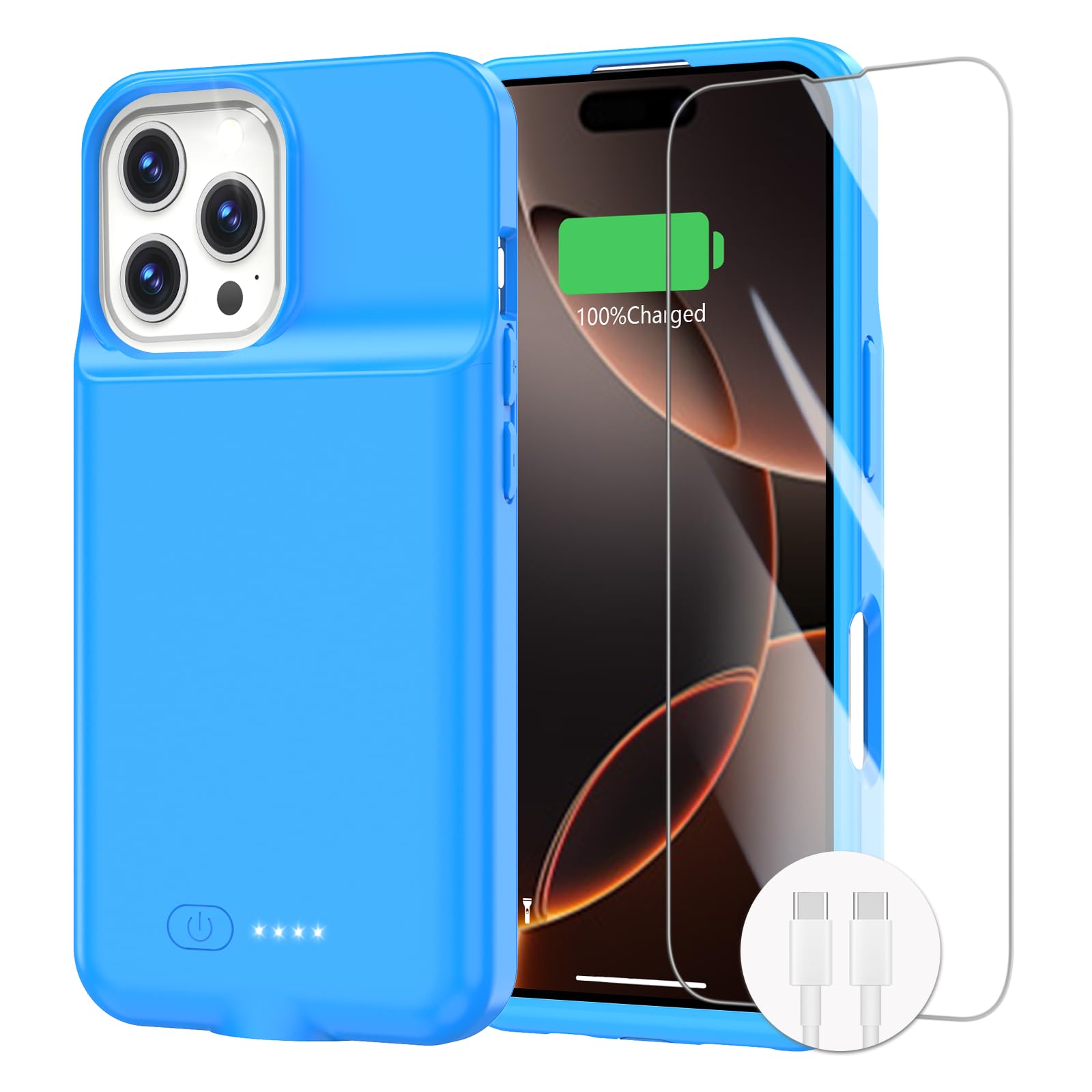 Amazon.com: GIN FOXI Battery Case for iPhone 16 Pro, Charging Case