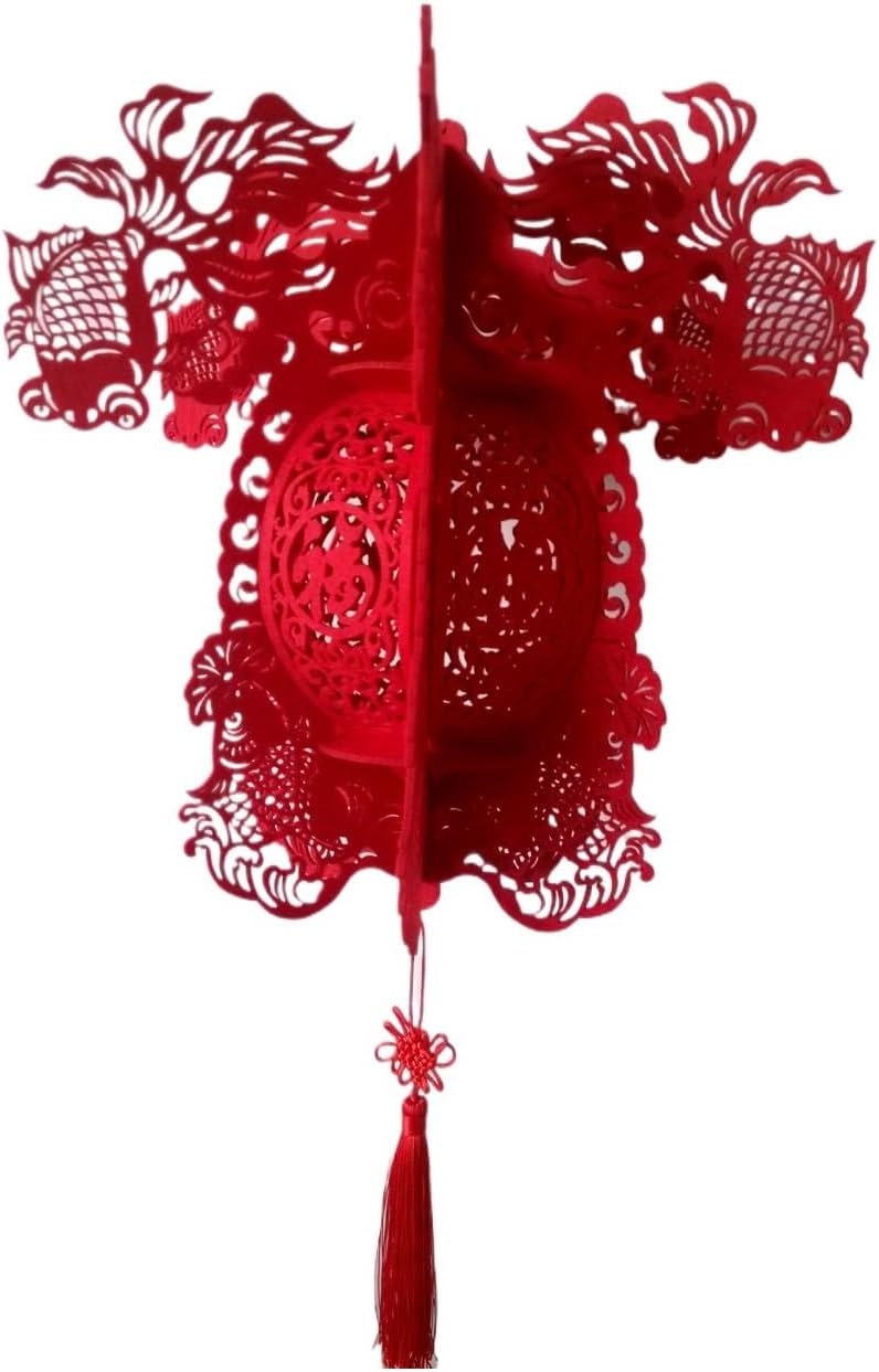 提灯 まつり 新年の春祭りのお祝いの装飾に最適な2ピースの中国製ランタン 祭り用品 縁日用品