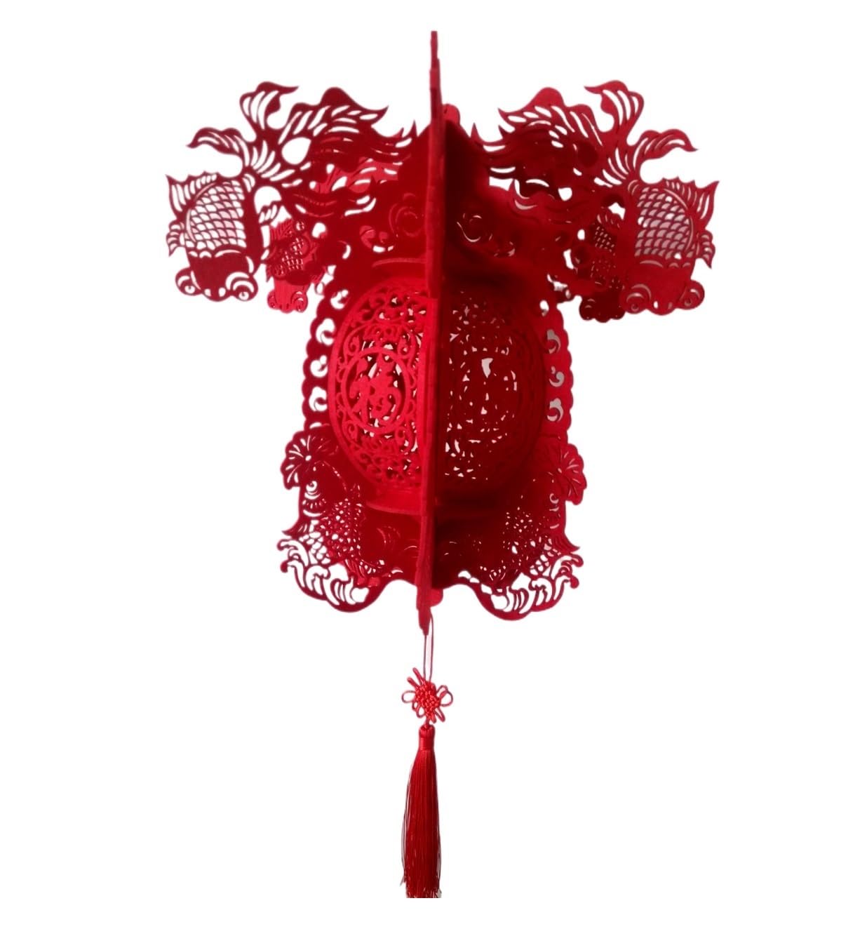 Linternas Papel Faroles Chinos De 2 Piezas For Decoración La Celebración del Año Nuevo Y El Festival Primavera Decoración