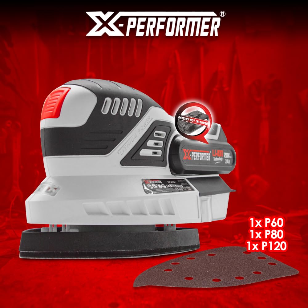Ponceuse triangulaire 20V max livrée sans batterie
