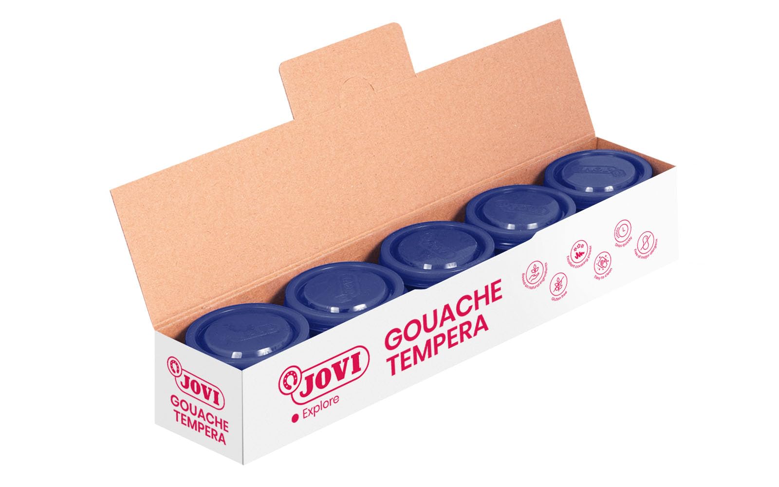 Jovi 50324 Pack of 5 Bottles 35 ml Dark Blue