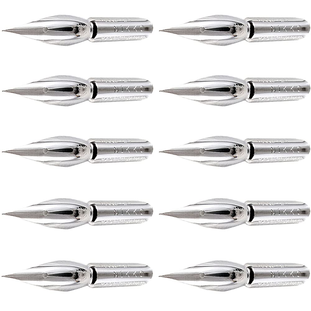 Amazon.com: Nikko Manga Pen Nib Saji Pen Crome - Point Hard - 10pc