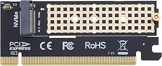 PCIE X16 to M2 Adapter Card for M2 Hard Disk PCI-Express 3.0 Expansion Card for M2 NVME Solid-State Drive Adapter M2 Card PCIe X16 to M2 SDD NVME PCI-Express Expansion Adapter Card Support SSD