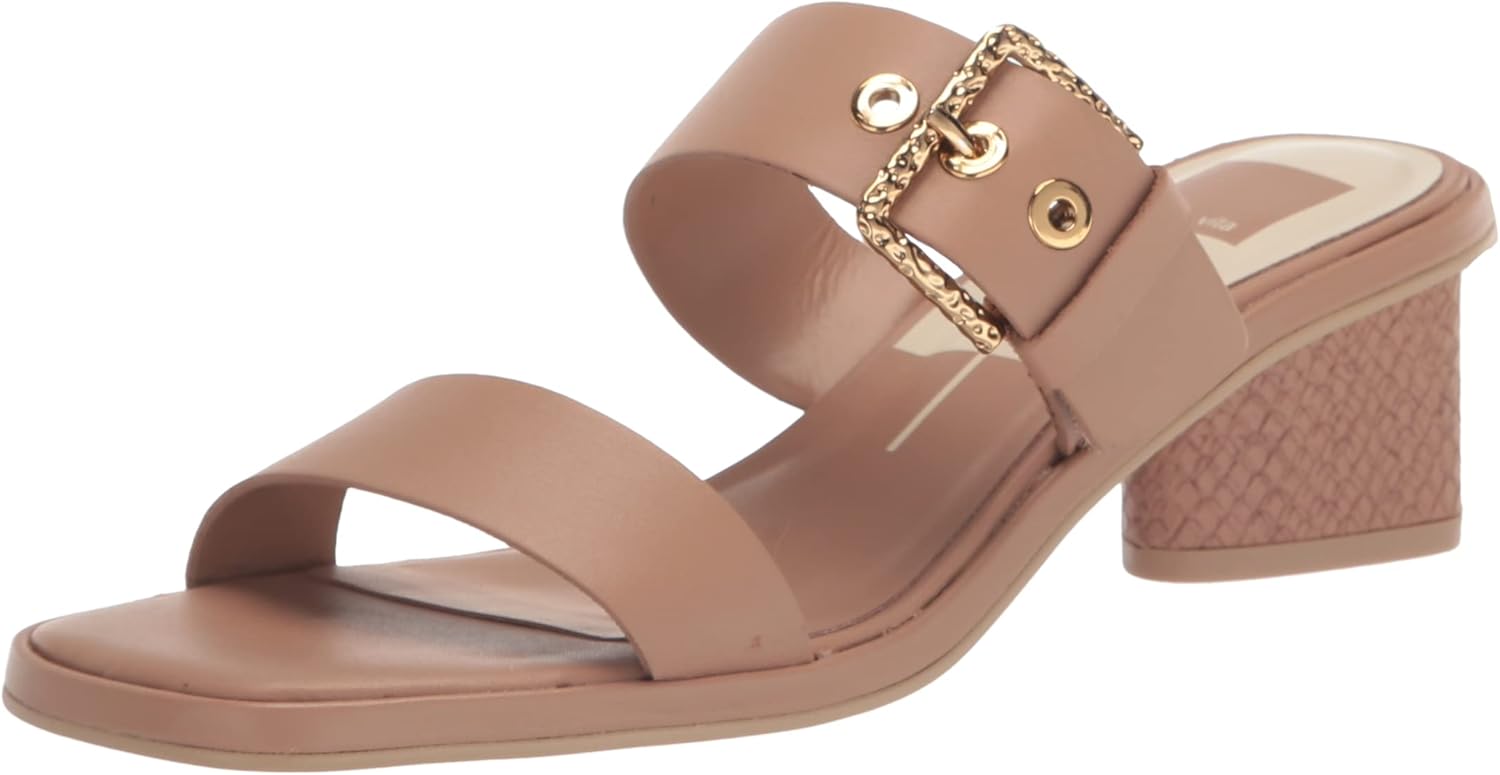 Dolce Vita Women's Riva Sandal, Cafe Leather, 9.5