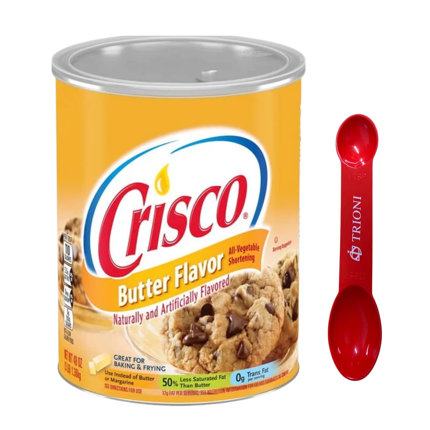 Vegetable Shortening Bundle Contains of One (1) 48 oz of