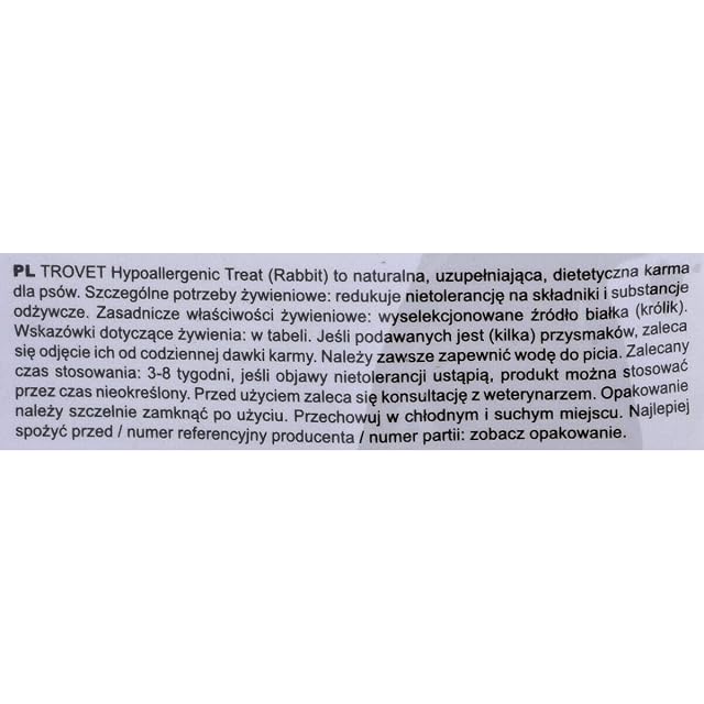 Foto 2 de 2 de Trovet Tratamientos hipoalergénicos (Rabbit) HRT Perro - 250 g