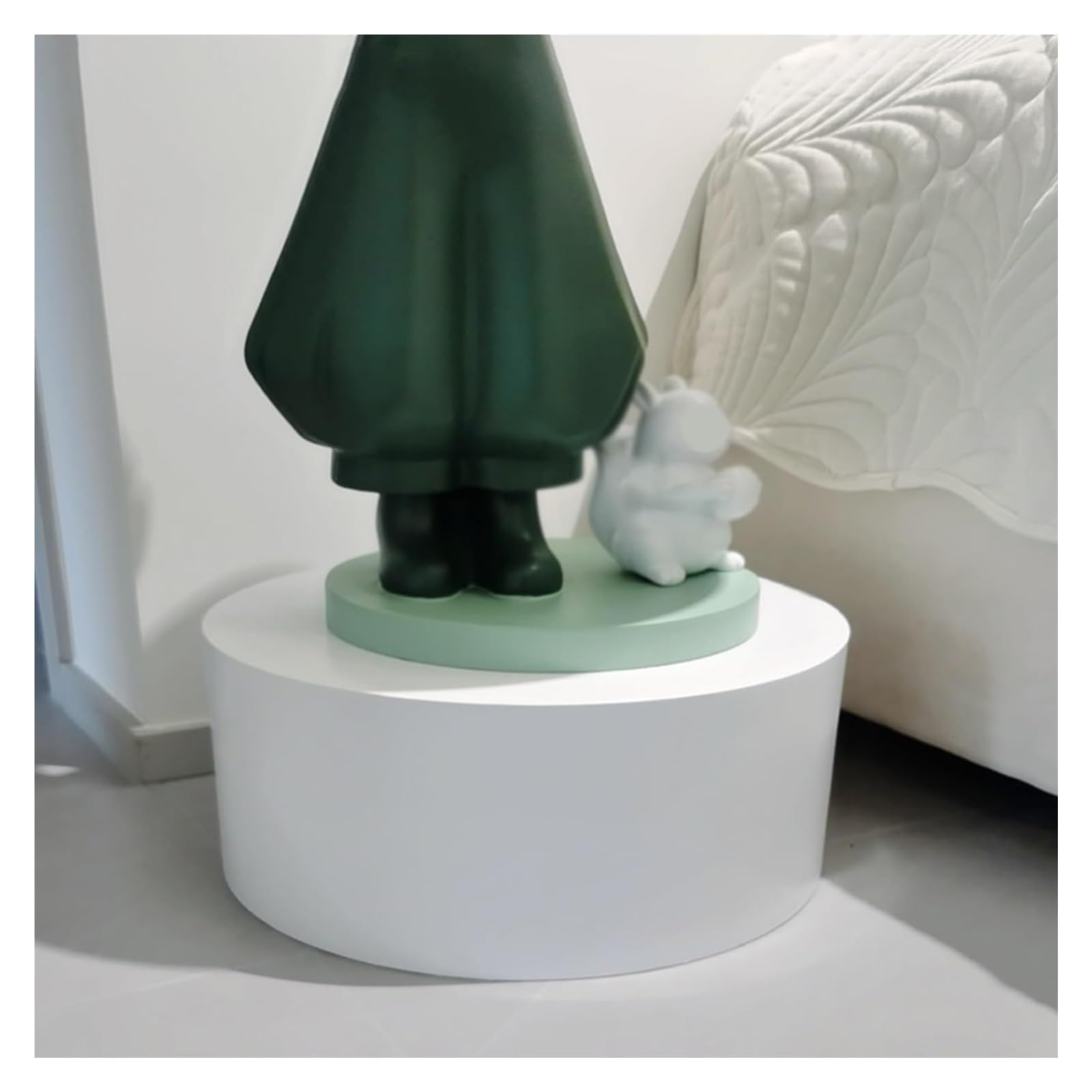 LYDBMYT Round Pedestal Stands, Mannequins Display Platform Base, Air Conditioner Heightening Base, Wedding Dress Shop Dressing Room Pillar Exhibition Stand(40x20cm)