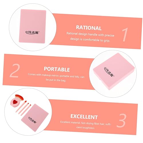 Miniatura 9 de NOLITOY Juego de brochas de maquillaje de 7 cajas de maquillaje, contenedor de maquillaje, maquillaje portátil, estuche de maquillaje profesional,