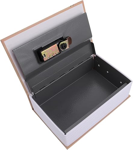 Miniatura 1 de Levemolo 1 unidad de seguridad para pasaporte con cierre de libro de dinero libros para guardar llaves con almacenamiento de efectivo almacenamiento