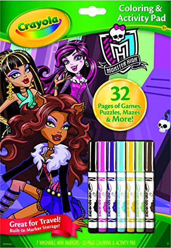 Crayola Monster High Coloring & Activity Pad