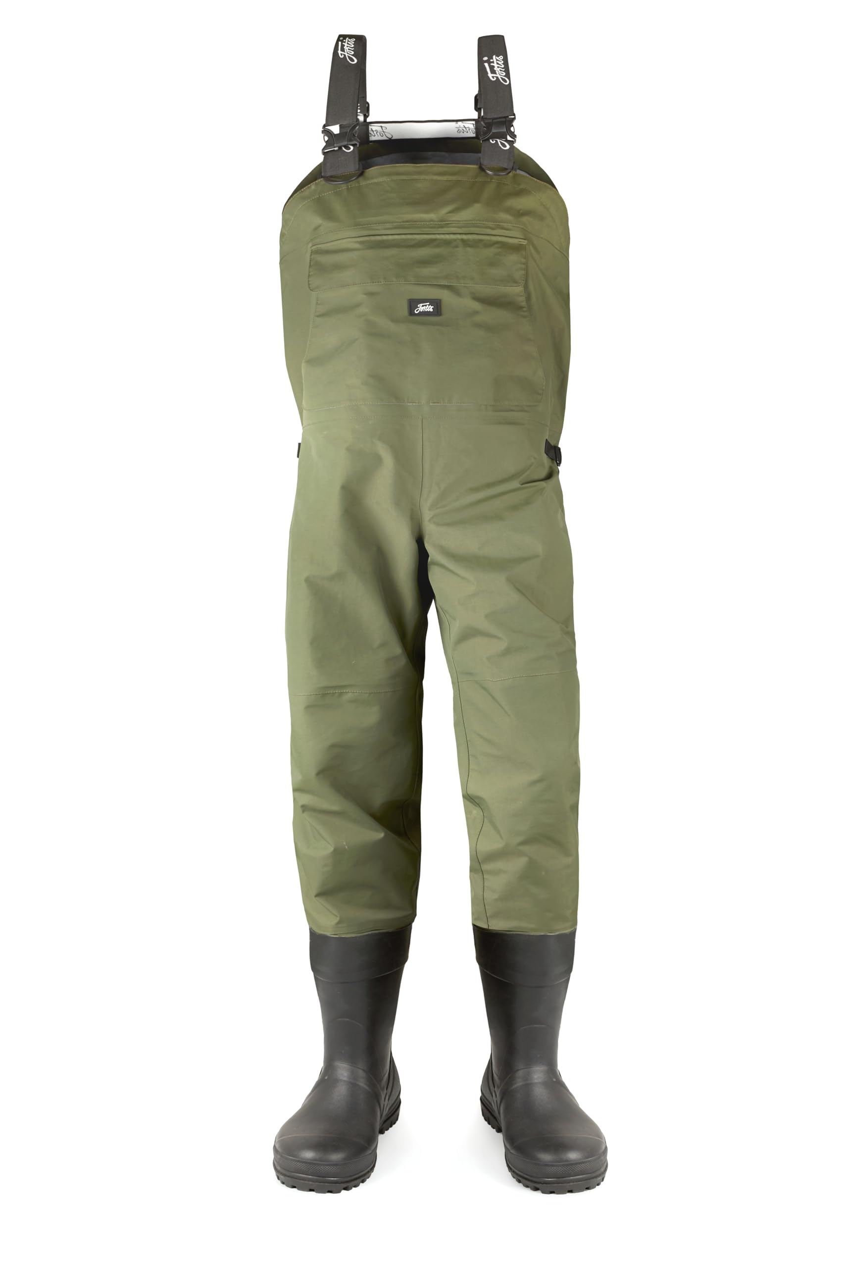 Fortis Waders - Fishing Waders for Men & Women – Breathable Chest Waders with Neoprene Lined Boot - Durable & Lightweight (UK8)