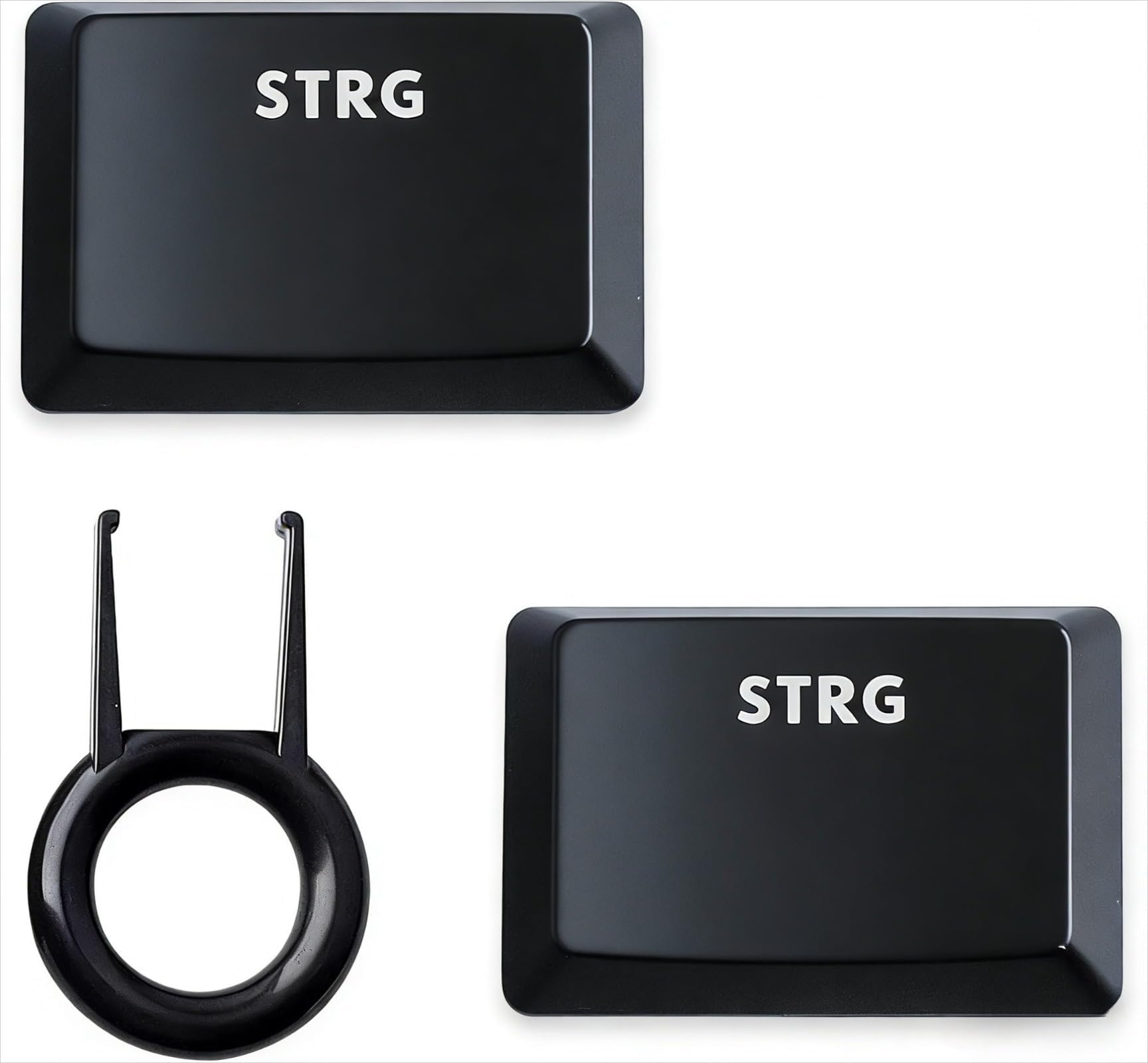 Backlit Keyboards Replacement for GL Tactile Switch Logitech G813/G815/G913/G915 TKL RGB Mechanical Gaming Keyboard (2 Pieces, Ctrl, Black)