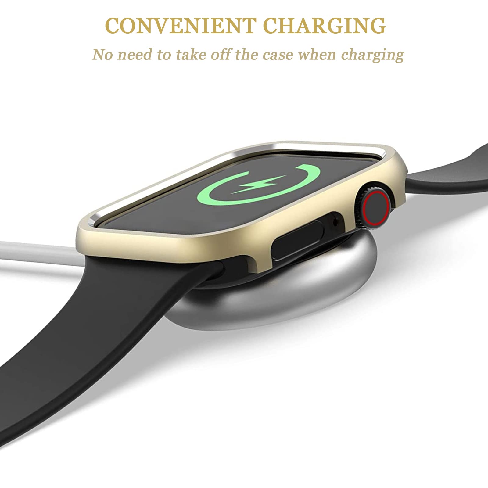 Amazon.com: NINKI Aluminium Gold Case for Apple Watch Series 6