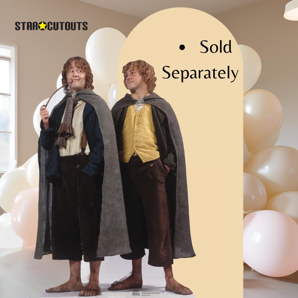 Star Cutouts SC4202 Merry and Pippin Double Lord of The Rings Silhouette en Carton Grandeur Nature avec Mini