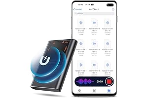 Voice Recorder: 64GB Digital Recorder with Video Playback