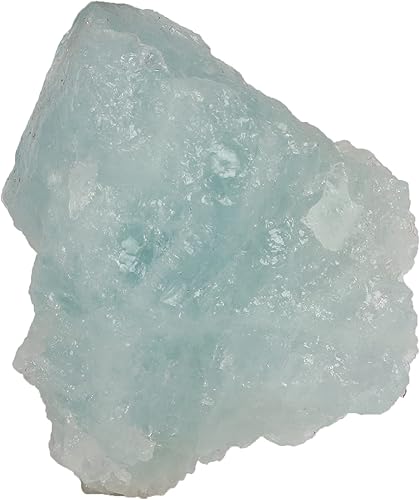 GEMHUB 164.55 CT - Cristal de cristal áspero de aguamarina de grado A, cristal curativo suelto de chakra natural para bombeo, corte, lapidario, reiki