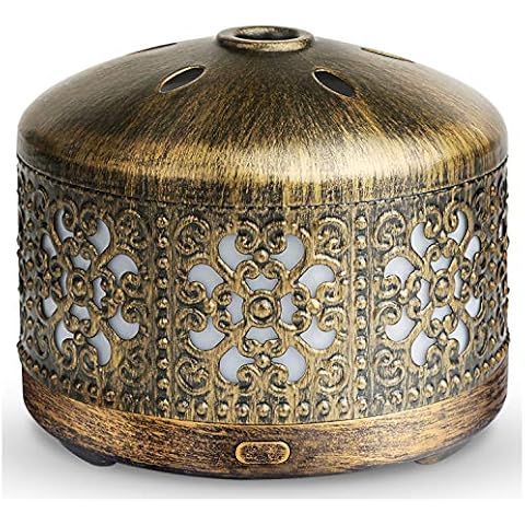 Mini Cordless Essential Oil Diffuser,Wireless Metal Diffusers for Essential Oils, Portable Aromatherapy Diffuser with Battery Operated & USB Charge,Diffuser for Car,Bedroom,Bathroom Cover