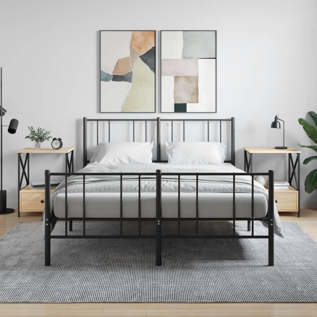 Table de chevet chêne sonoma stable pour corriger les sols irréguliers de chambre