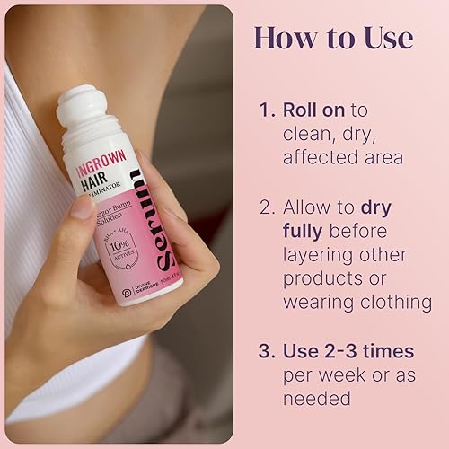Miniatura 7 de Eliminador de Vellos Encarnados con Removedor de Manchas Oscuras, Tratamiento para Vellos Encarnados para Área del Bikini y Tratamiento